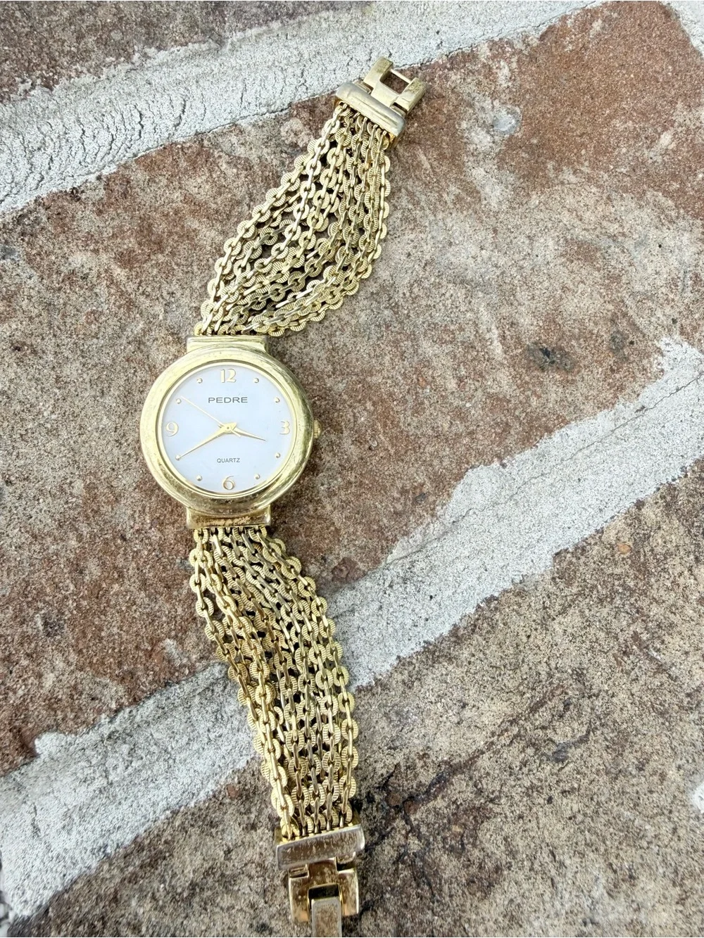 Pedre Gold-Tone Multi-Chain Bracelet Watch - Gold